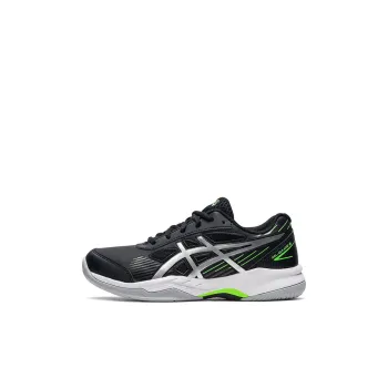Asics Gel Game 8 Cushioned Slip Resistant Low Top Kids' Running Shoes Black Silver Kids'
