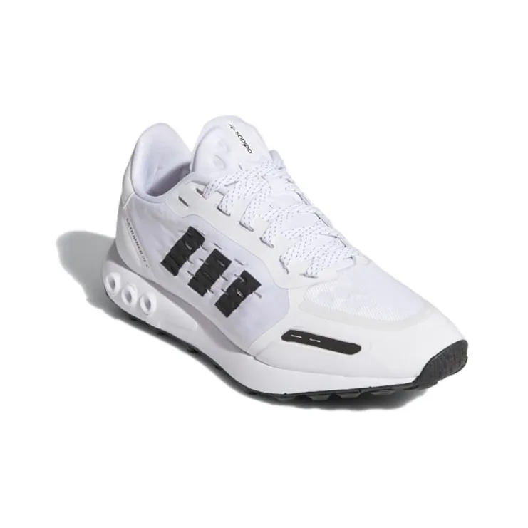 Adidas Originals La Trainer 3 J Wear-Resistant Kids' Running Shoes White Black Teenagers-2