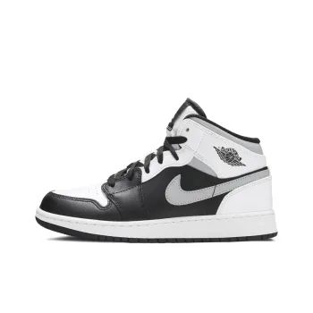 Jordan 1 Mid White Shadow GS