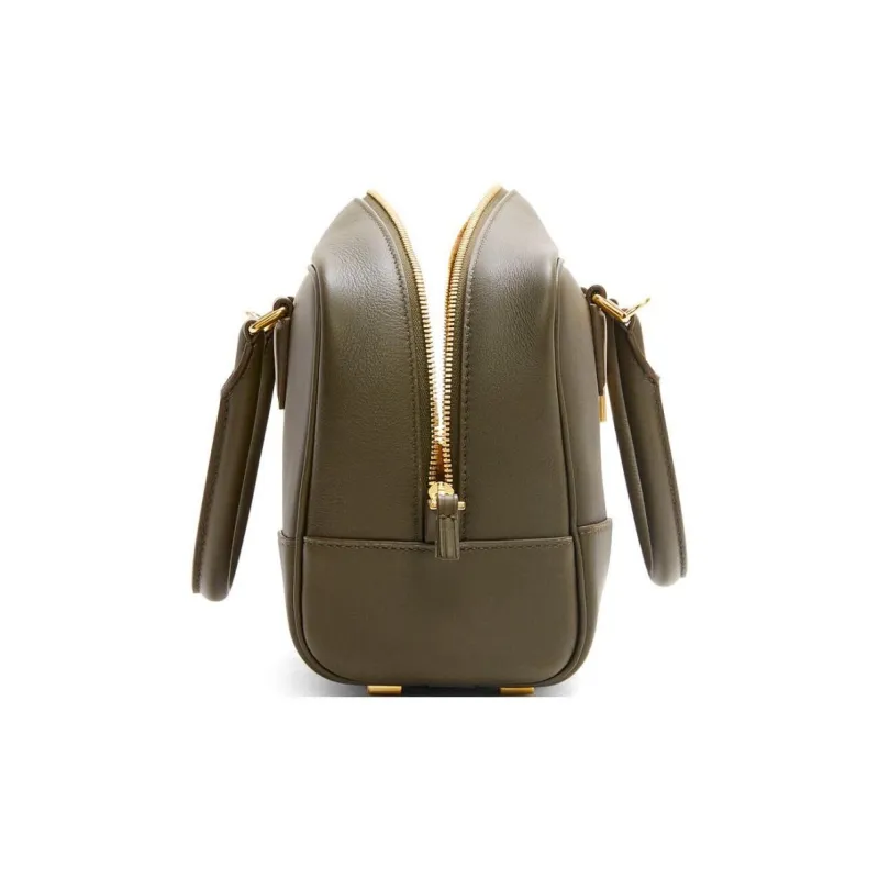 LOEWE Amazona Cow Leather Shoulder Bag, Crossbody Bag, Handbag Regular Women's Dark Khaki Green-2