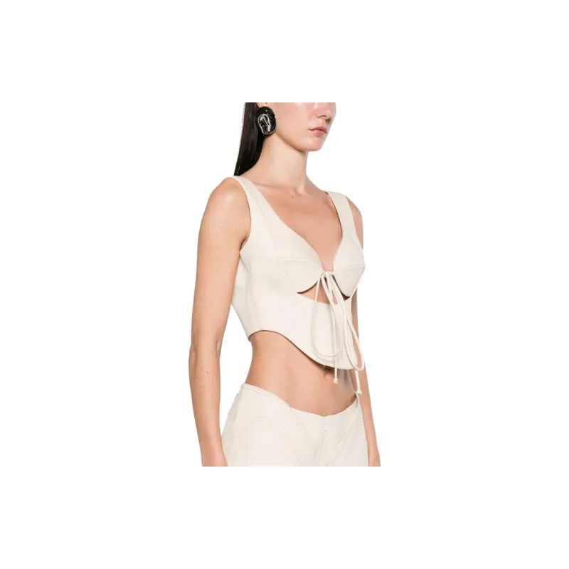 Aleksandre Akhalkatsishvili Cut-out Corset Blouse-4