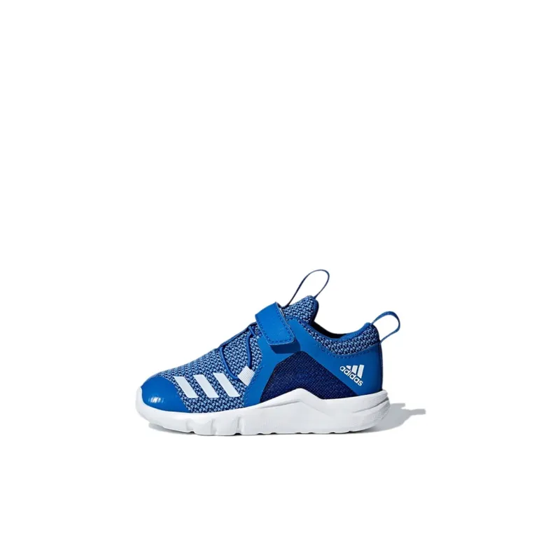 Adidas Rapidaflex El I Breathable Low-Top Toddler Shoes Blue White Infant And Toddler-0
