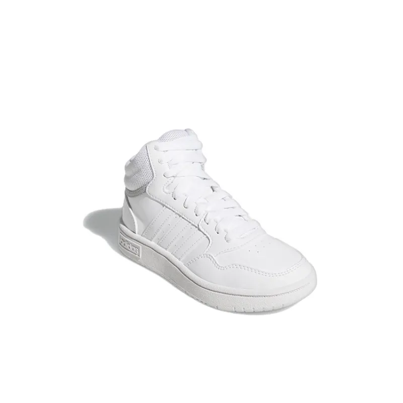 Adidas Hoops Mid J 'White Grey'-2