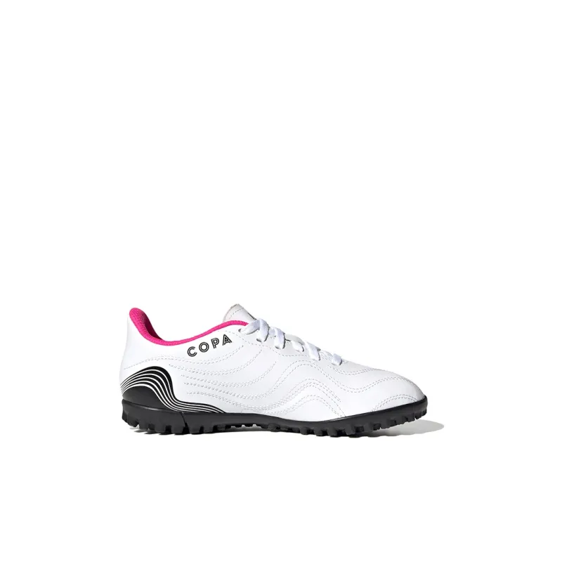 Adidas Copa Abrasion Resistant Low Top Kids' Soccer Shoes White Kids'-1