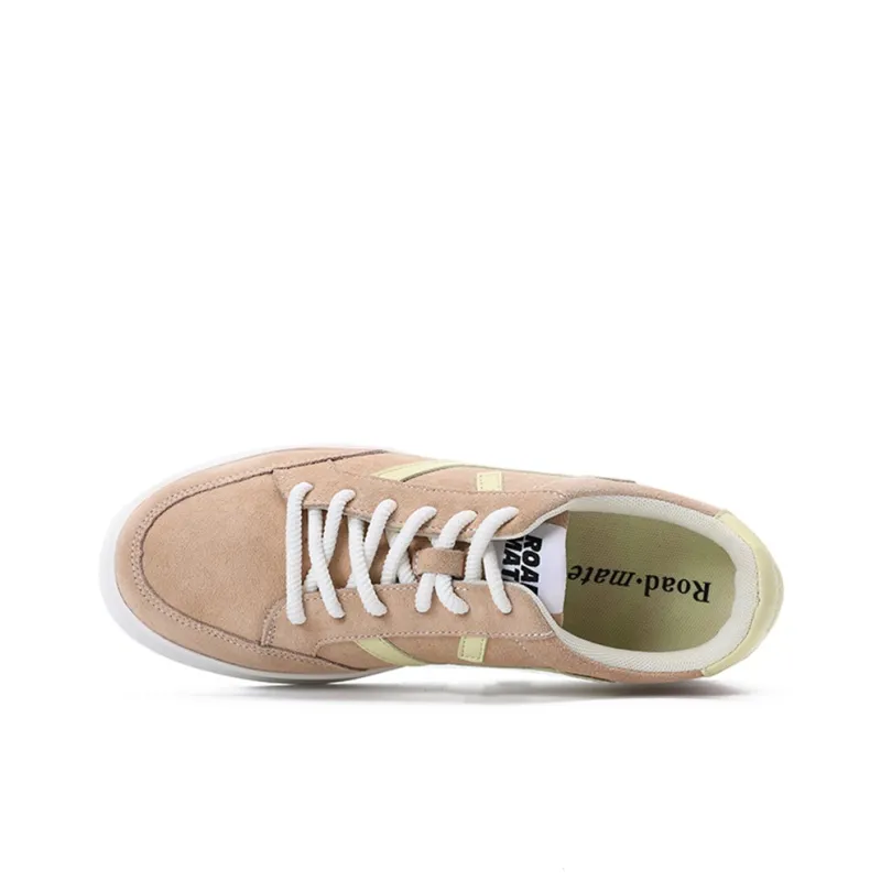 Road Mate Slip Resistant Cushioning Low Top Skateboard Shoes Women's Ecru-2
