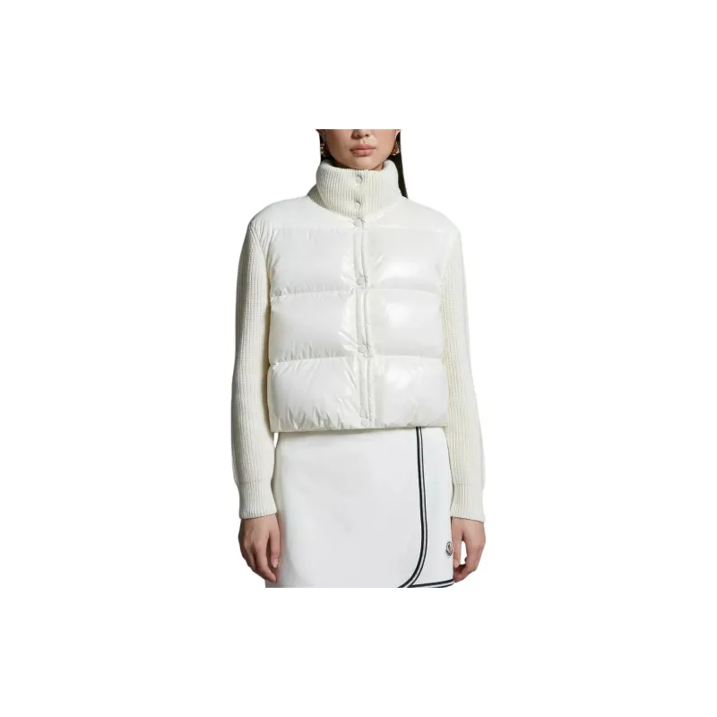 Moncler Quilted Wool Cardigan-1