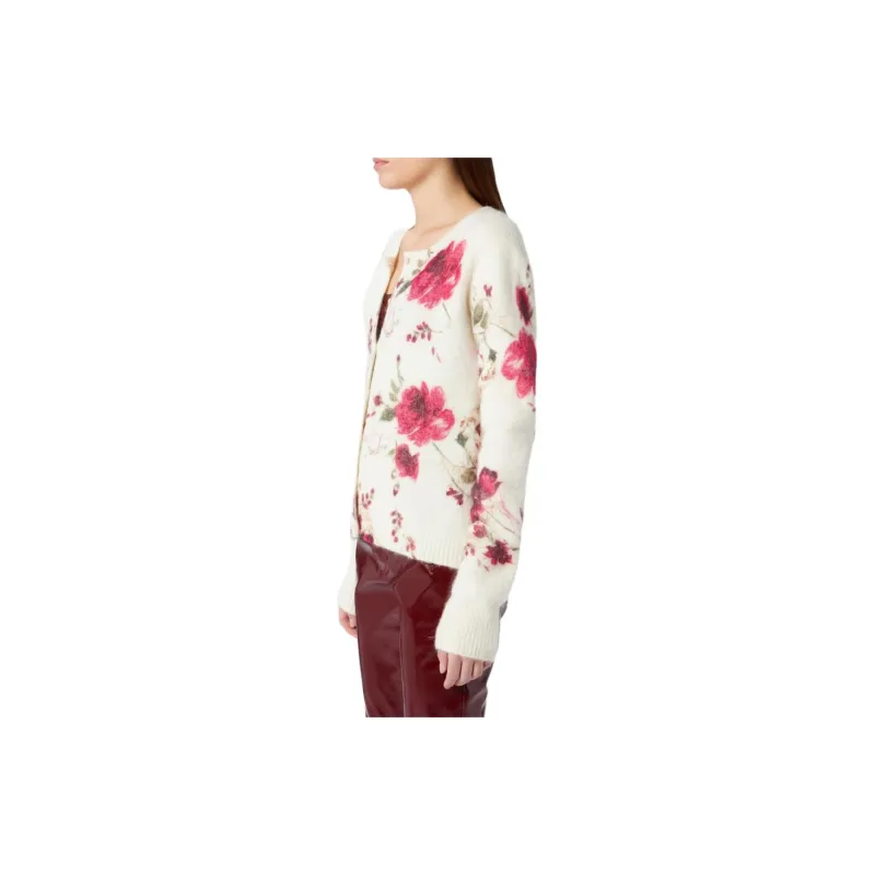 Blumarine Rose print Cardigan-4