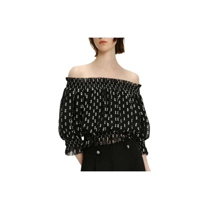 KARL LAGERFELD SS24 Shirt Women's Black-4