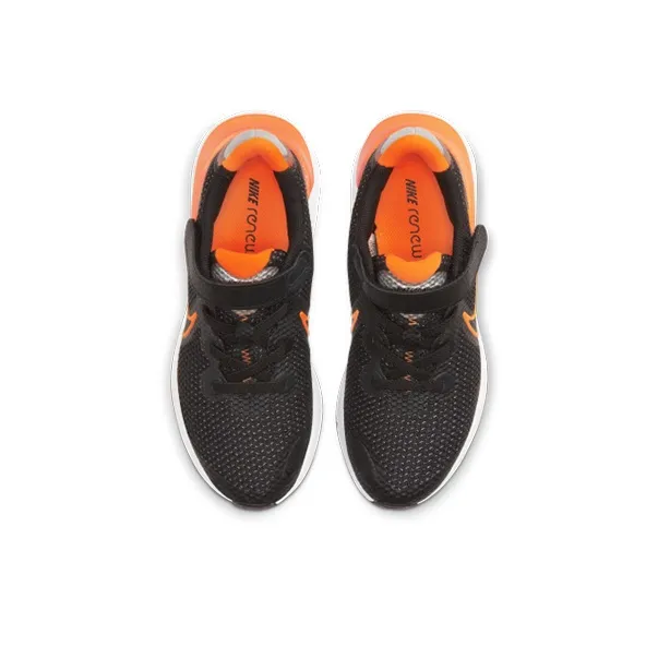 Nike Renew Run Black Total Orange PS-2