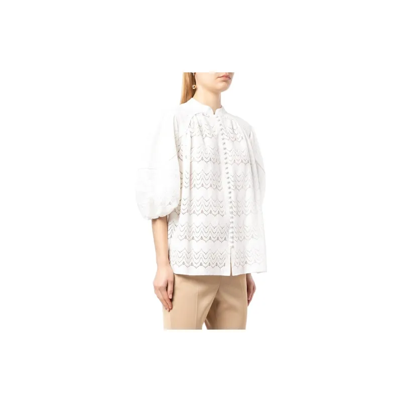 ACLER Stapleton Puff-sleeves Blouse-3