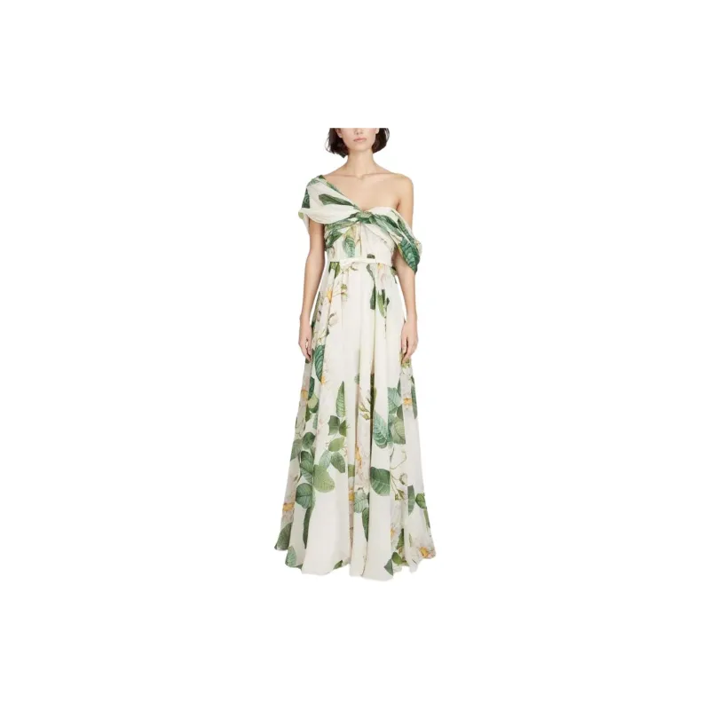 Giambattista Vall Giant Bloom Silk Maxi Dress-1