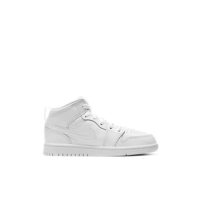 Jordan 1 Mid PS Triple White 2020-1