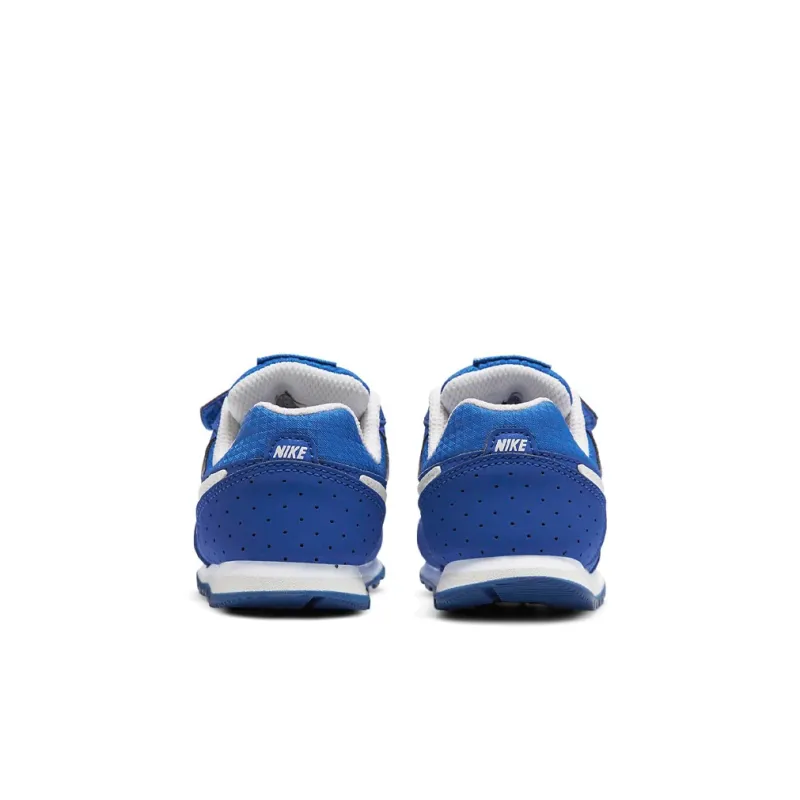 Nike MD Runner Anti Slip Wear Resistant Low Top Running Shoes Blue White Infant And Toddler-4
