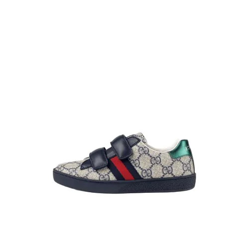 GUCCI ACE Kids' Skateboarding Shoes Pre-school