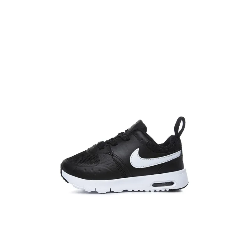 Nike Air Max Vision TD Slip Resistant Shock Absorbers Low Top Casual Shoes Black White Infant And Toddler-0