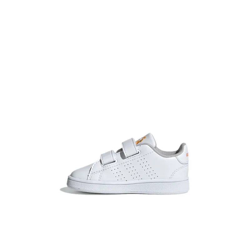 Adidas Neo ADVANTAGE Abrasion Resistant Low Top Toddler Shoes White Infant And Toddler-0