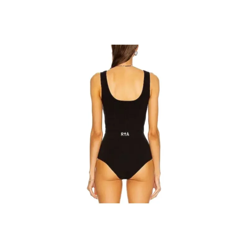 Rta Bodysuits Women's Black-2