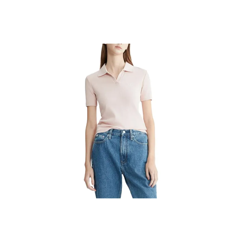CALVIN KLEIN Polo Shirt Women's Pink-2