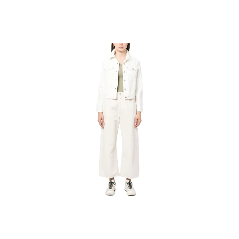 Levis Jackets Women's White-1