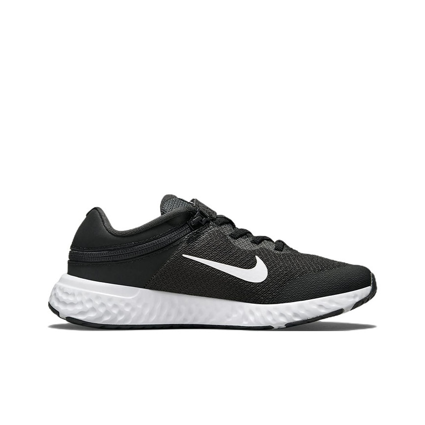 Nike Revolution 6 FlyEase 4E Black White GS POIZON