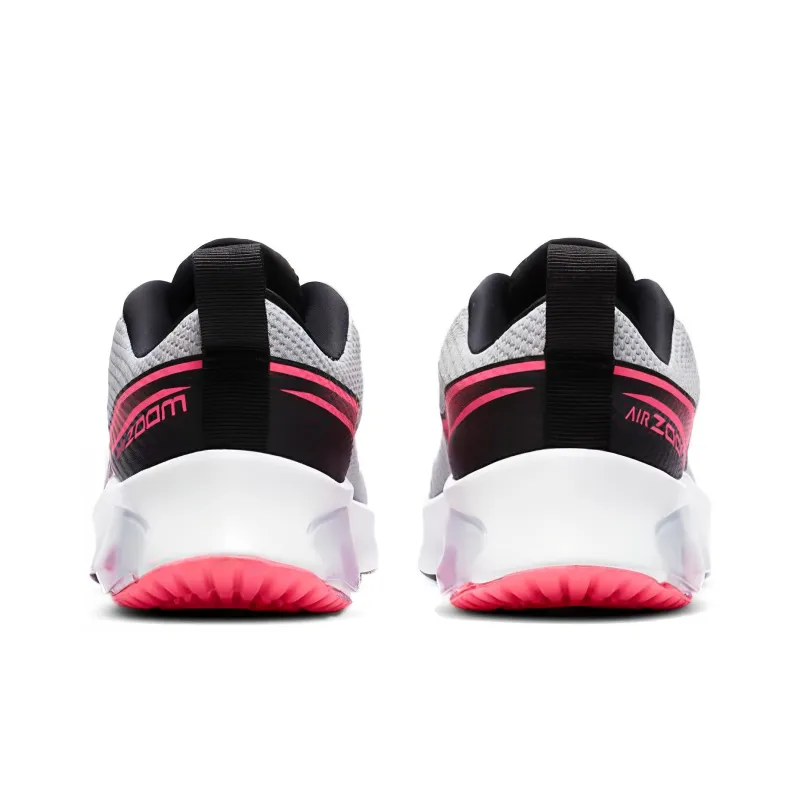 Nike Air Zoom Arcadia Abrasion Resistant Low Top Kids' Running Shoes Gray Pink Unisex-4