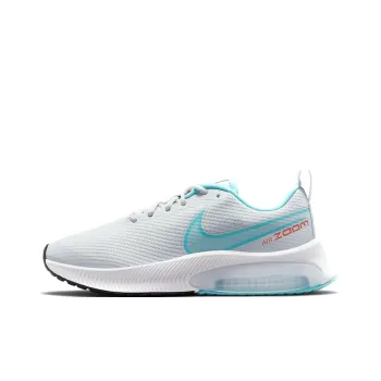 Nike Air Zoom Arcadia Anti Slip And Wear Resistant Breathable Low Top Kids' Running Shoes White Blue Teenagers