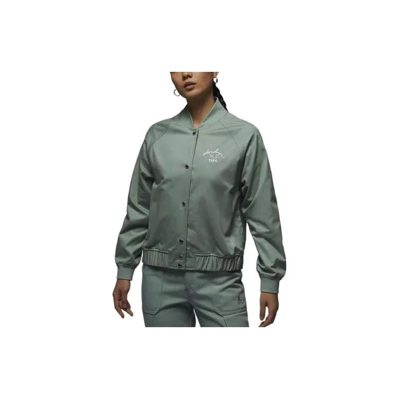 Jordan Jackets Coats Women's Smoke Gray Jade-2