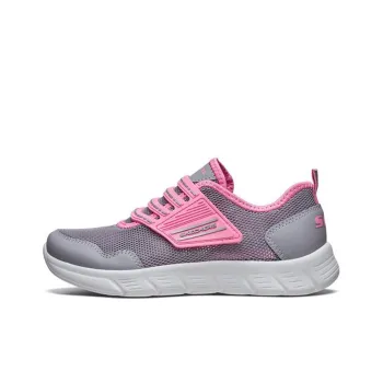 Skechers Comfy Flex 1.0 Kids Lifestyle Shoes Gray Pink Red Teenagers