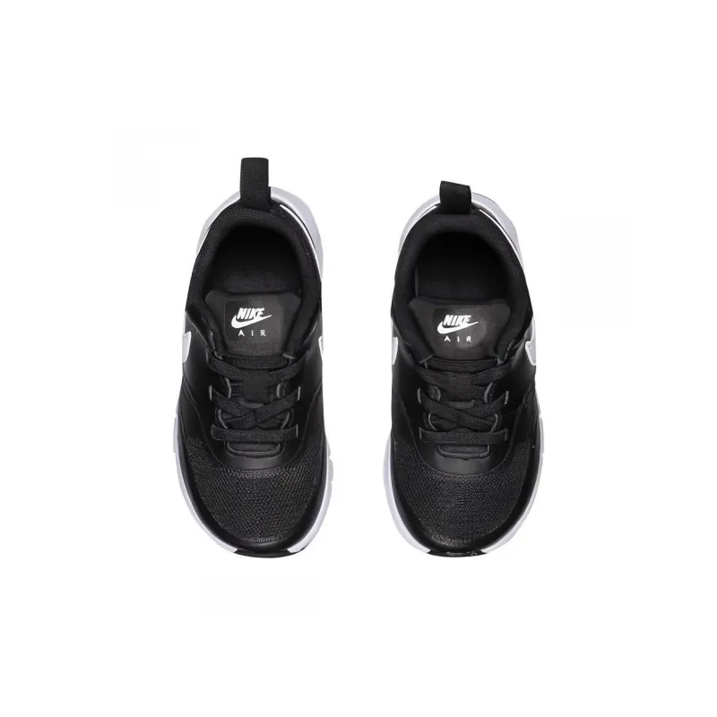 Nike Air Max Vision TD Slip Resistant Shock Absorbers Low Top Casual Shoes Black White Infant And Toddler-3