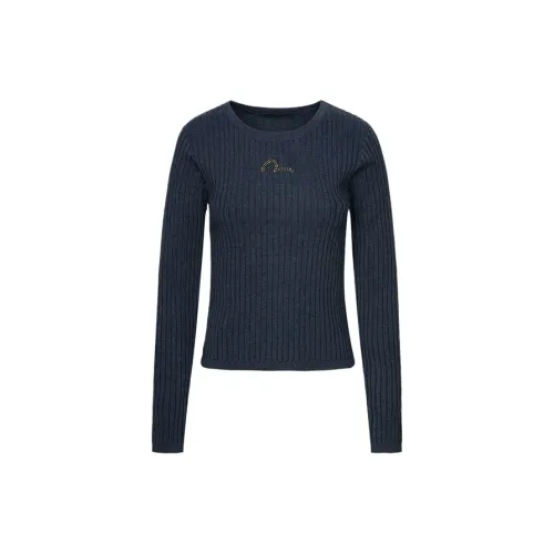 EVISU Knitwear Women's Navy Blue