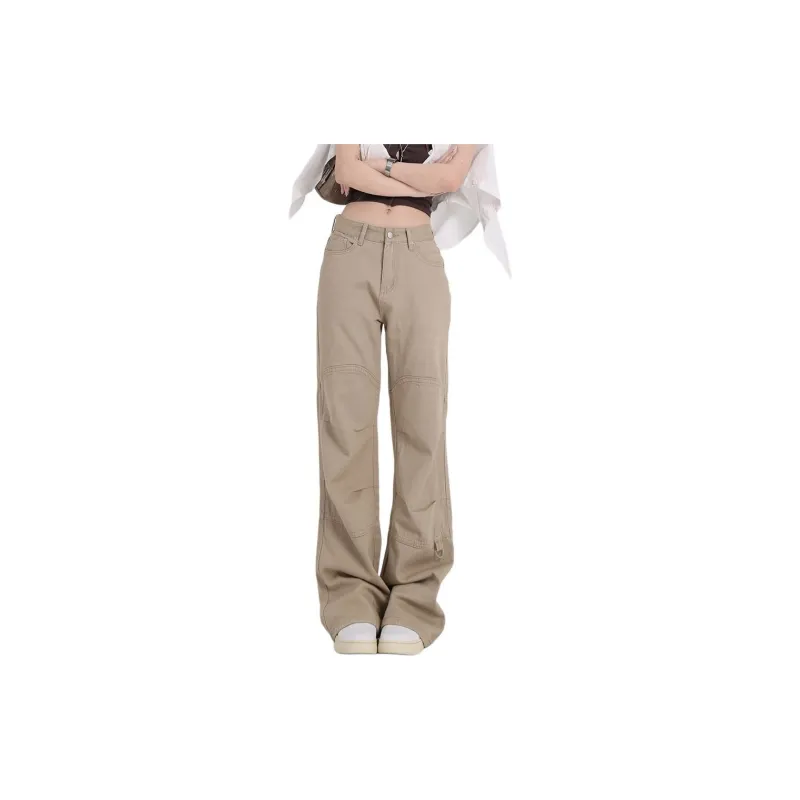Kazakhstan Casual Pants Women's Khaki-1