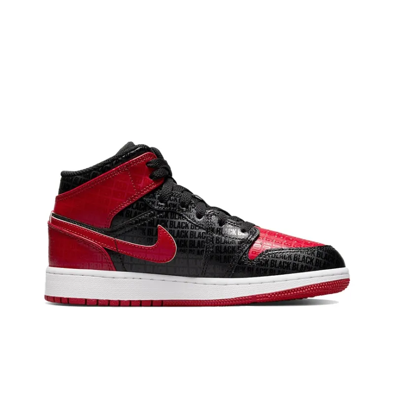 Jordan 1 Mid Bred Text GS-2
