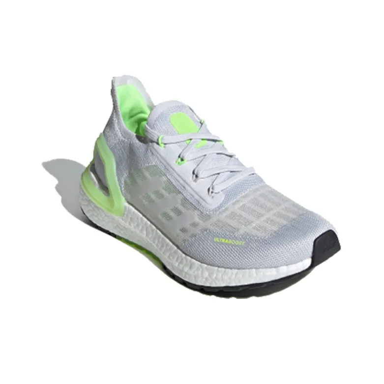 Adidas ULT Cushioning Low Top Kids' Running Shoes Gray Green Teenagers-2