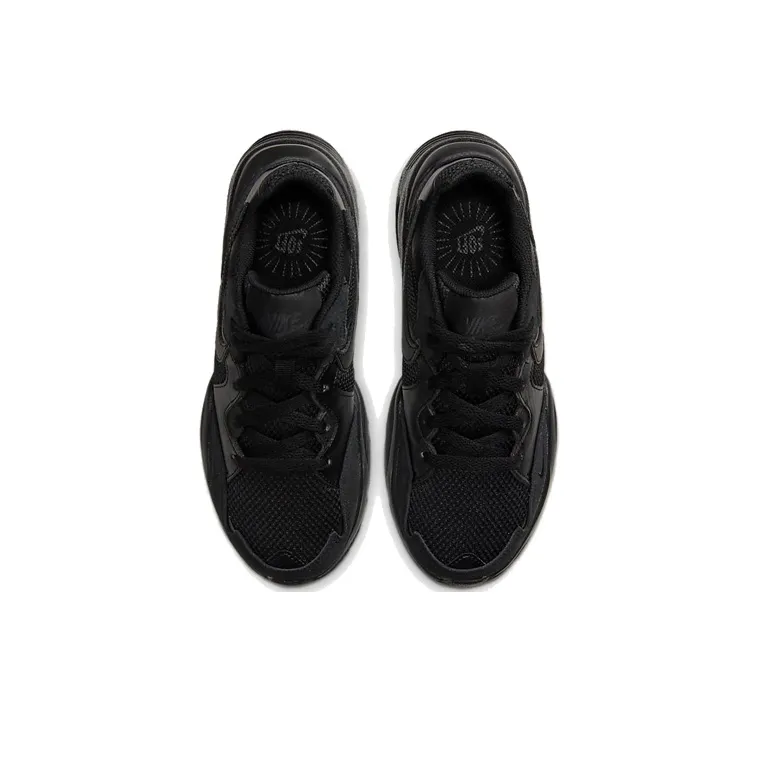 Nike Air Max Fusion Cushioning, Slip Resistant, And Abrasion Resistant Low Top Kids' Running Shoes Black Teenagers-3