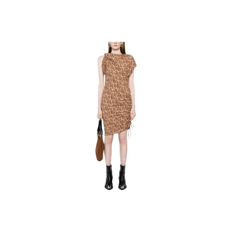 ISABEL MARANT ETOILE Jeffy Abstract print Dress-1