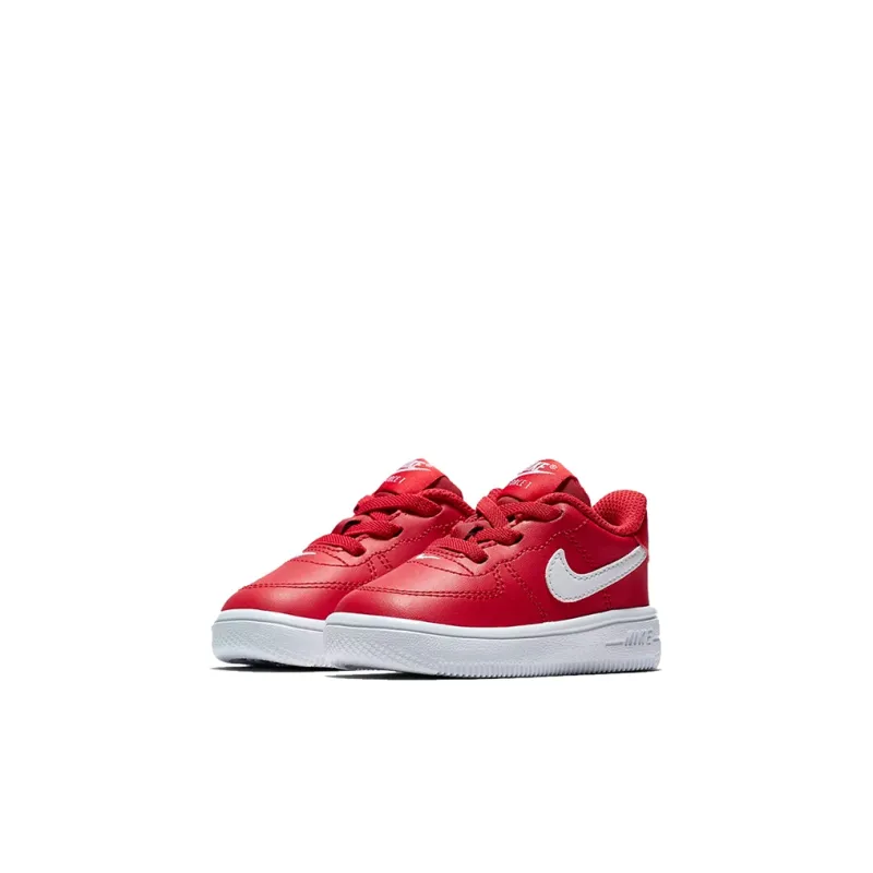 Nike Air Force 1 18 Low Top Skateboard Shoes Red White Infant And Toddler-2