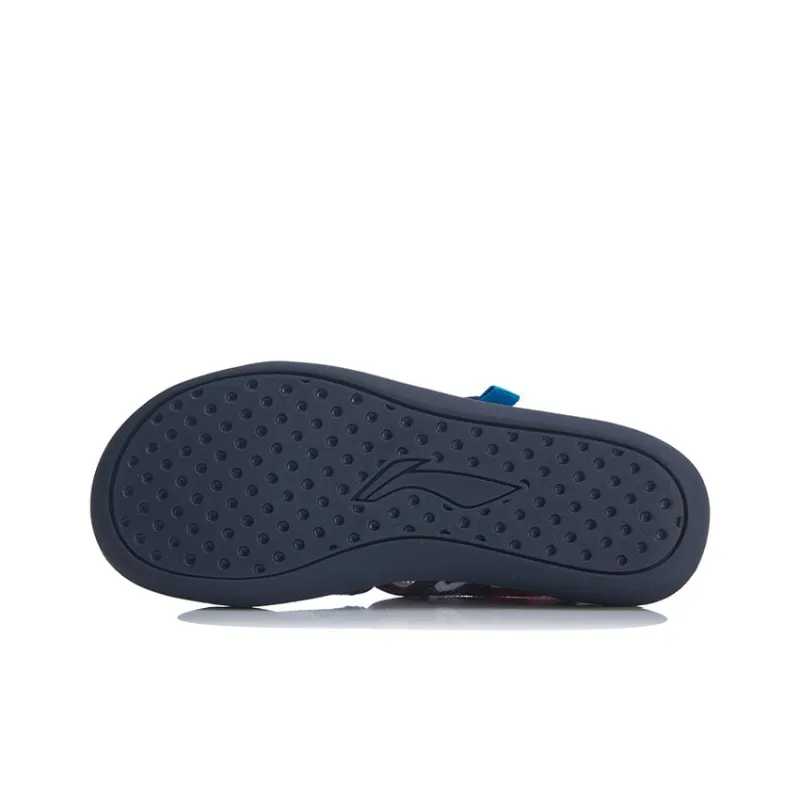LINING YOUNG Breathable Children's Sandals Blue Gray Teenagers-4