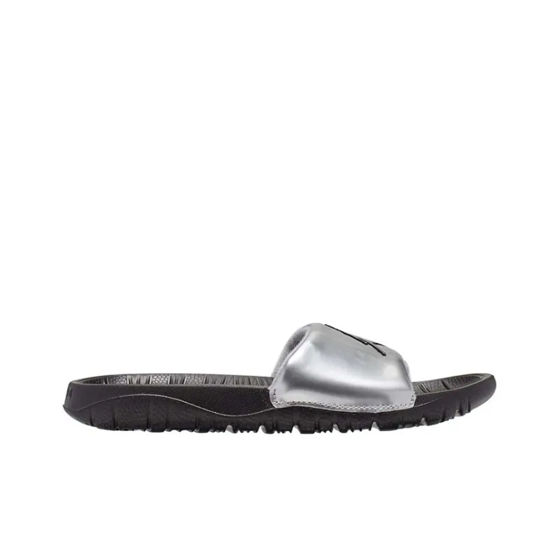 Air Jordan Break Slide 'Metallic Silver Black' GS-1