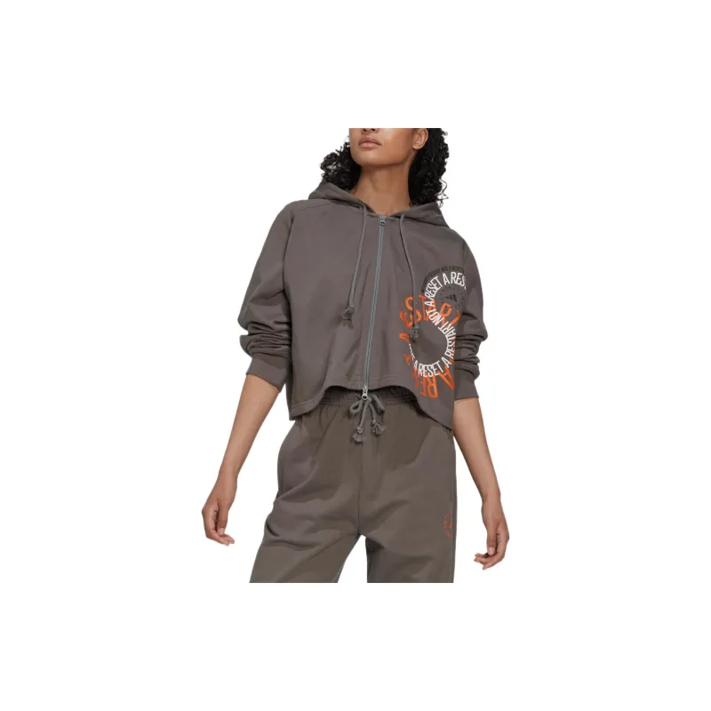 Adidas Adidas X Stella McCartney Co titled Series Jacket Women's Brown-1
