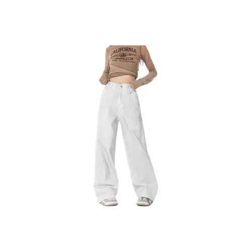 Honey Jeans Unisex White