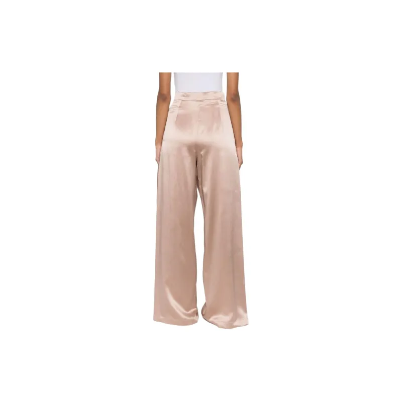 MaxMara Fiesta Wide leg Silk Trousers-3