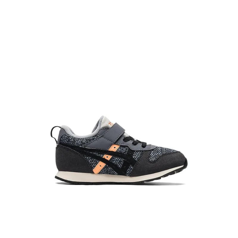 Asics Migt Mini Low-Top Kids' Running Shoes Black Gray Children Aged 3-7 Years Old-1