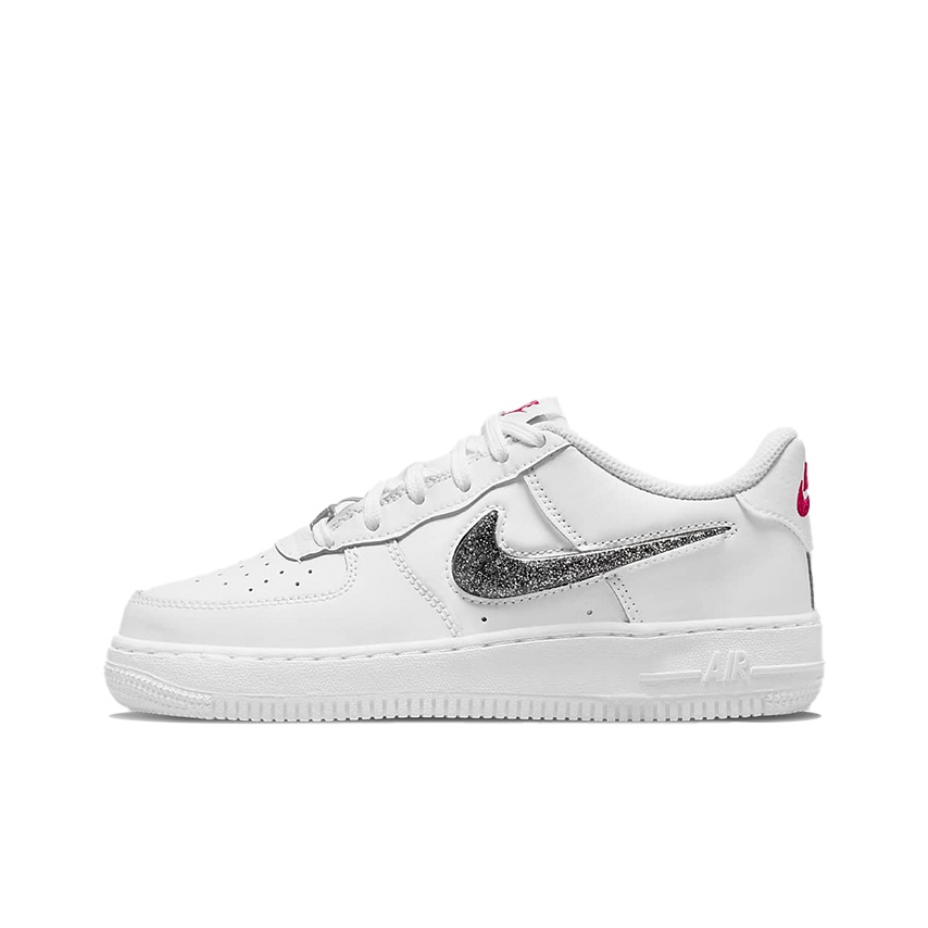 nike air force silver metallic