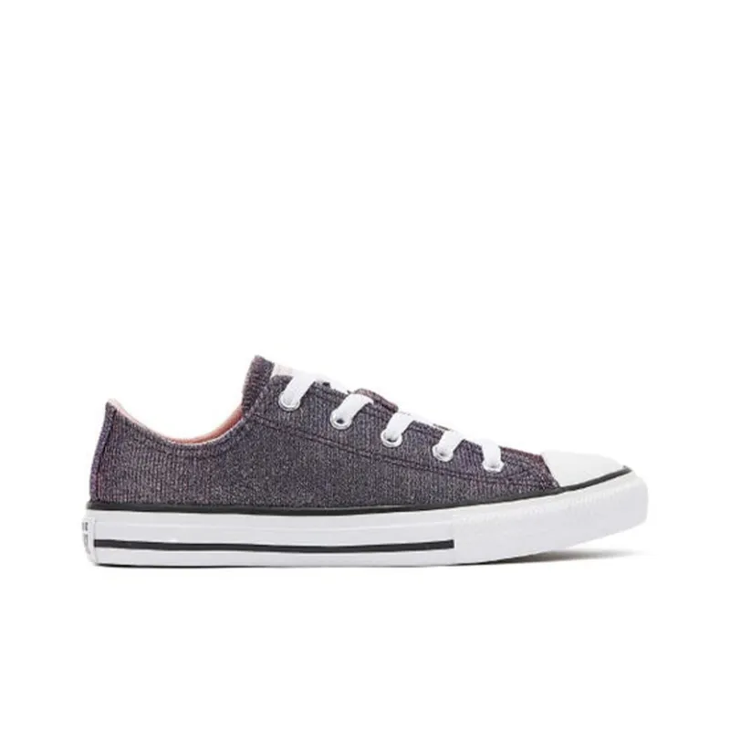 Converse Chuck Taylor All Star Durable Breathable Low Top Kids Canvas Shoes Purple Pink Teenagers-1