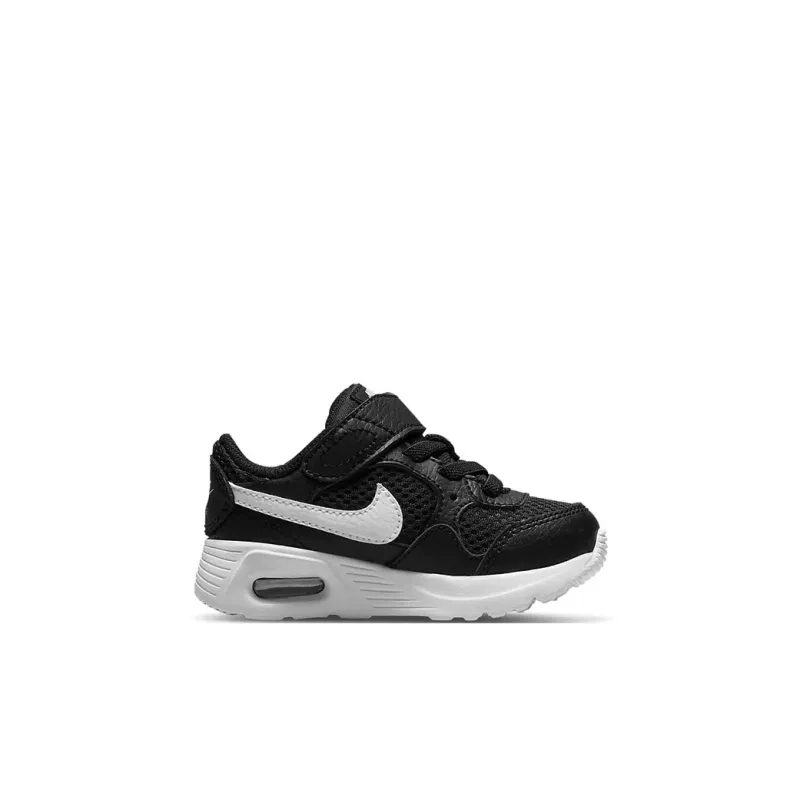 Nike Air Max SC Slip-Resistant Cushioning Wear-Resistant Low-Top Toddler Shoes Black White Infant And Toddler-1