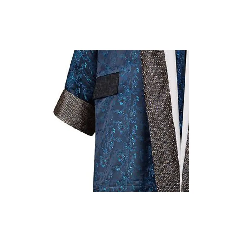 LOUIS VUITTON Embroidered Trim Abstract Jacquard Robe Jacket-5