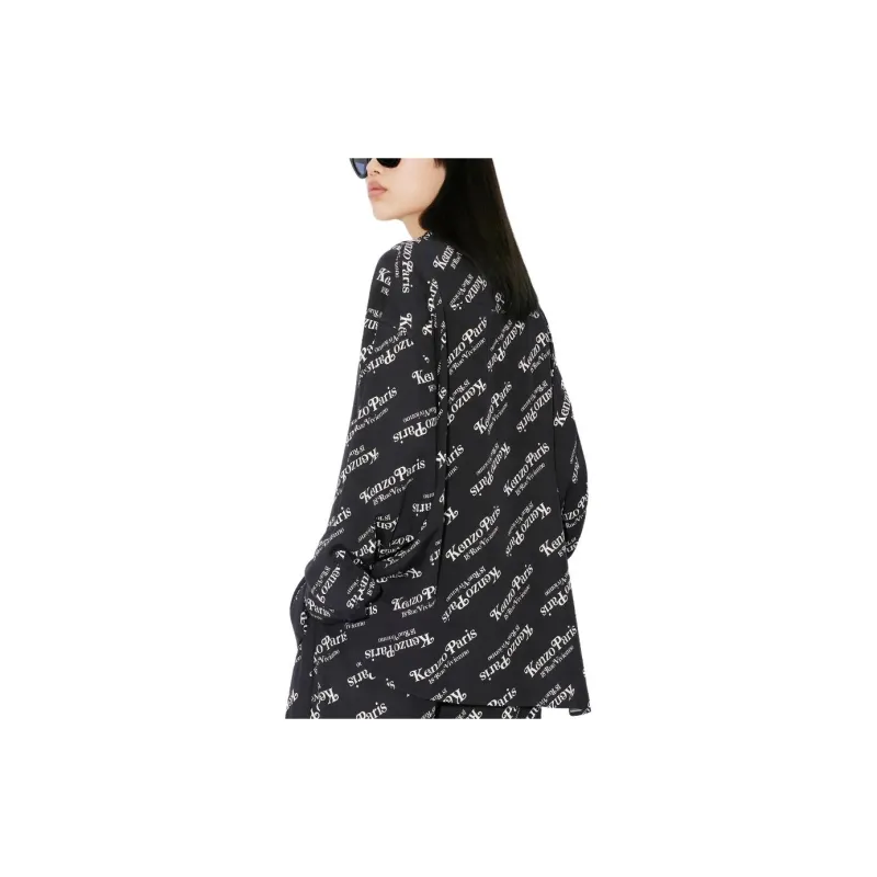 KENZO X Verdy Dropped Shoulder Shirt 'Black'-3