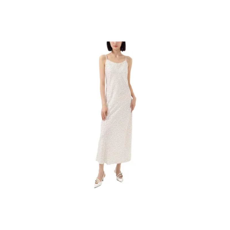 GUESS Slip Dresses Women's White-1