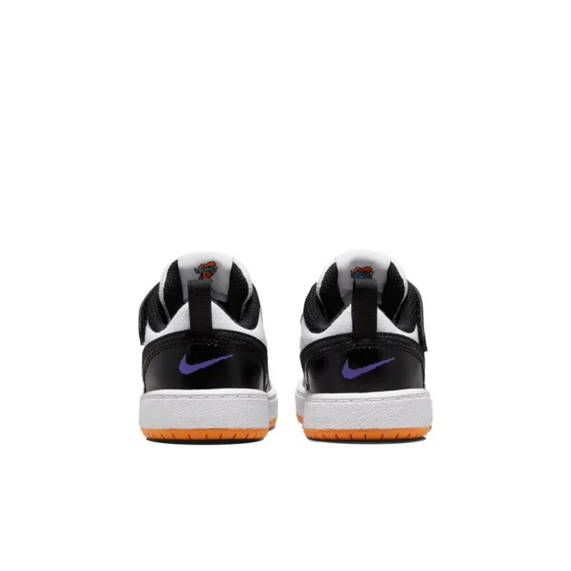 Nike Court Borough Low 2 White Black Kumquat TD-4