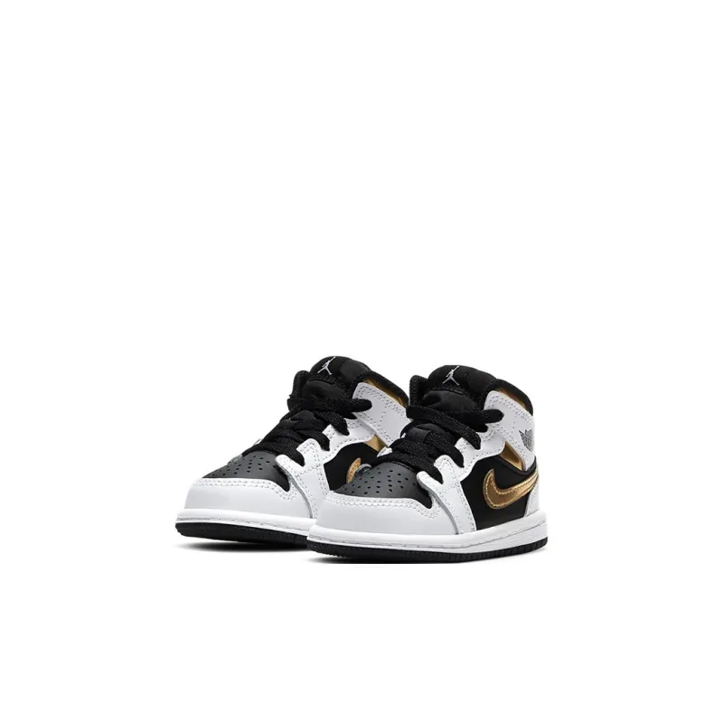 Jordan 1 Mid White Gold TD-2